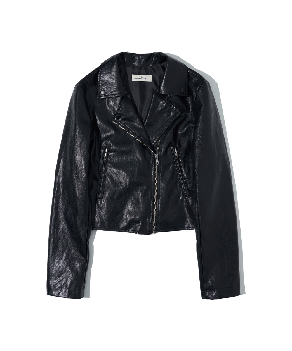 O3714 Fake leather Jacket