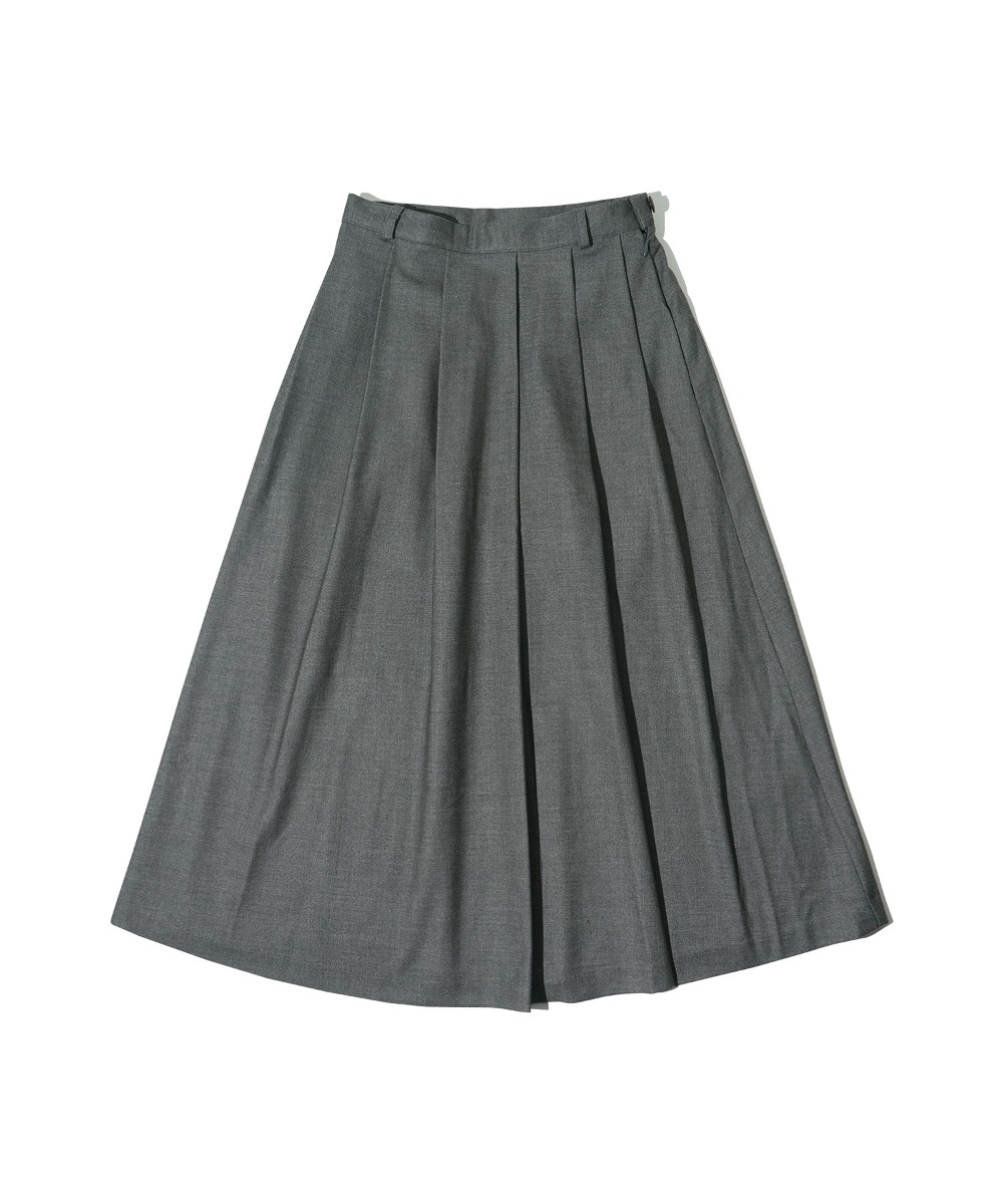 P3163 Marseille flared skirt_Charcoal
